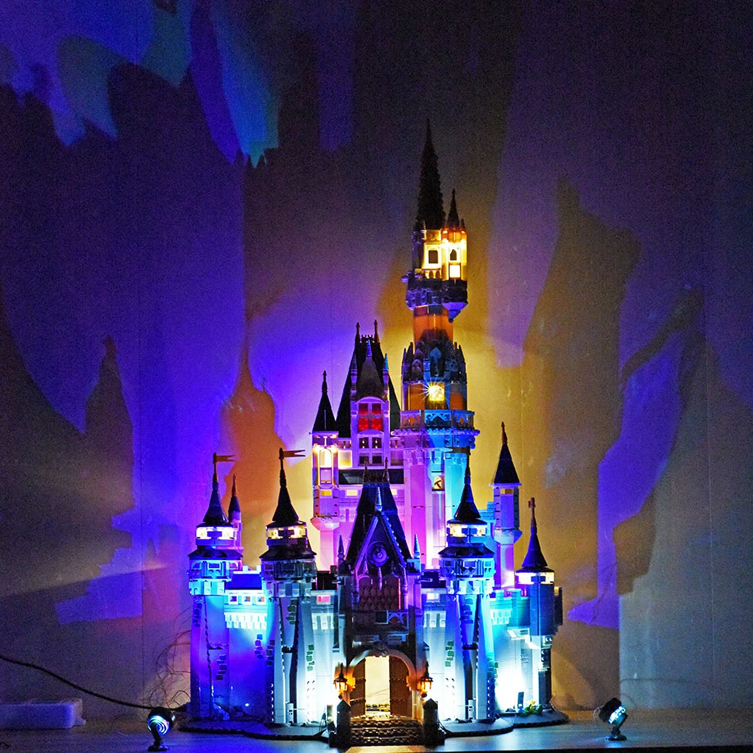 

USB LED Building Block Light Modified Kit for Castle 71040 (Only LED Light, No Block Kit)