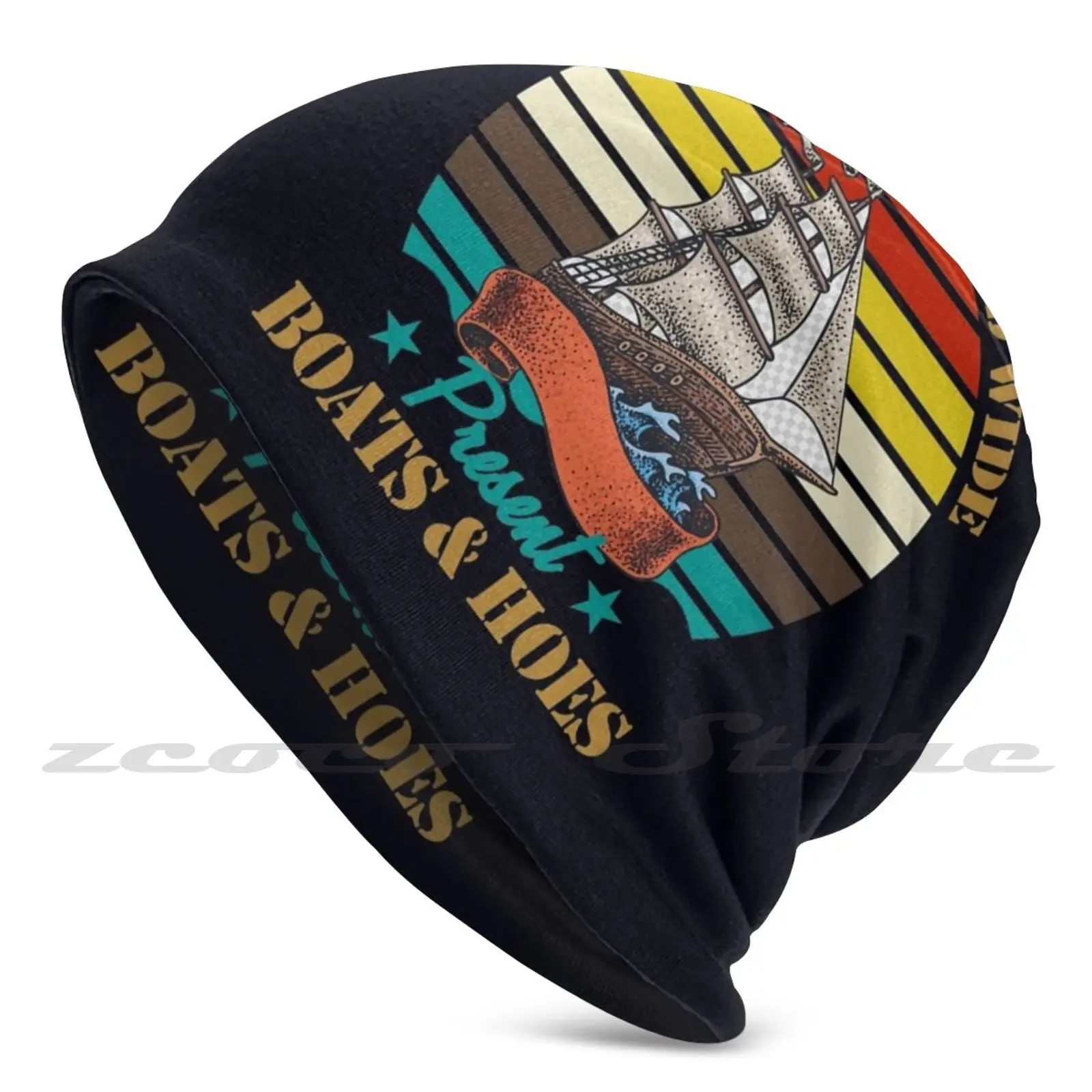 

Boats & Hoes Prestige Worldwide Vintage Diy Pullover Cap Knit Hat Plus Size Keep Warm Elastic Soft Prestige Worldwide Boats