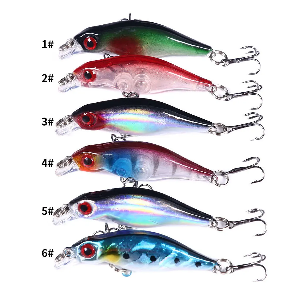 

1pcs 6 color fishing bait 5cm-2.7g submerged slow sinking bait simulation artificial bait