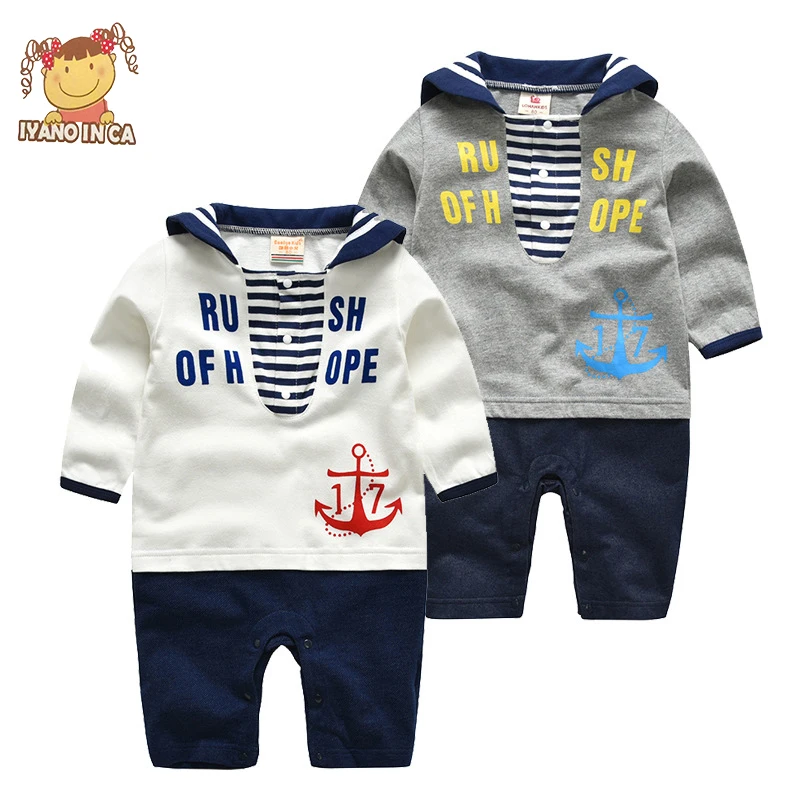 Детский комбинезон с длинными рукавами костюм в стиле джентльмена на осень и