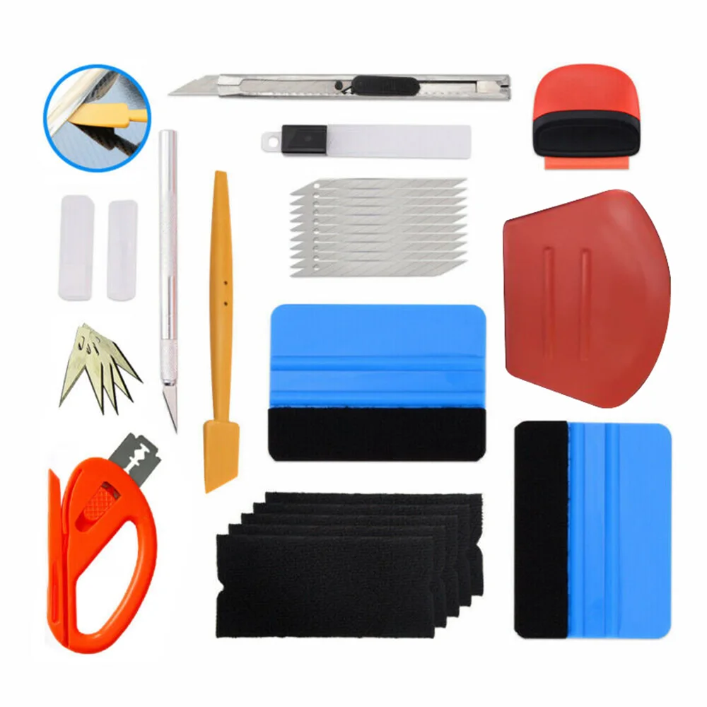 

Stickers Film Wrapping Tools Kits Vinyl Automotive Useful Installation