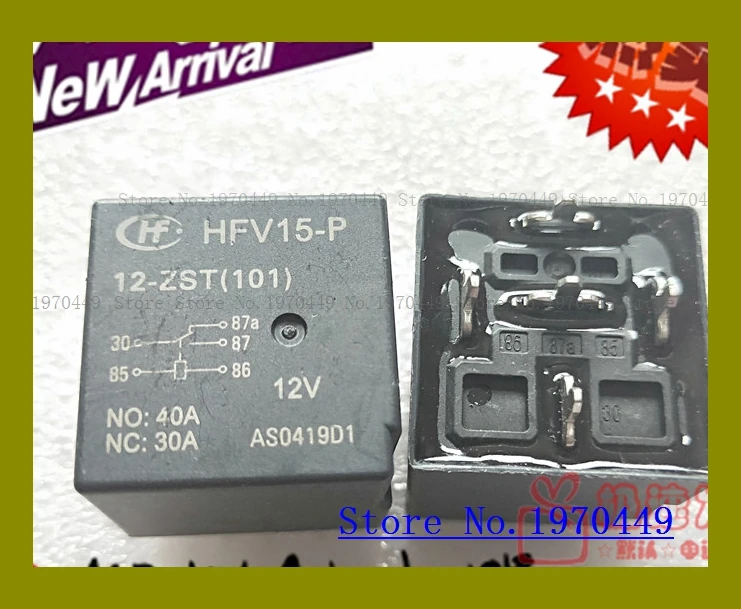 HFV15 P 12 ZST 40A/30A 12VDC|Реле| |