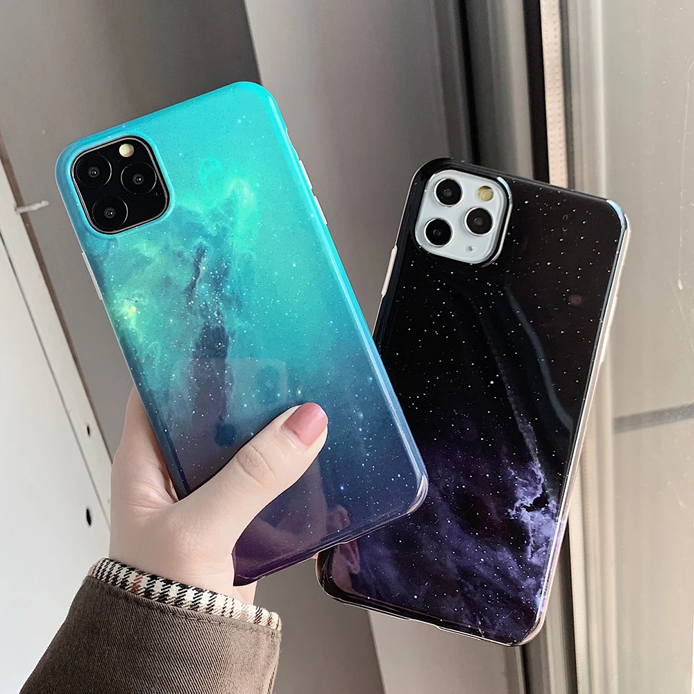 Роскошный блестящий чехол для телефона iPhone 12 Pro Max 11 XR XS 7 8 Plus Мягкий IMD Винтажный с
