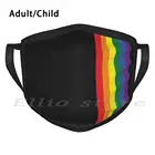 ЛГБТ-полоса для взрослых и детей, защита от пыли, самодельная маска-шарф, ЛГБТ-полоса для гей-прайда и лесбиянок, красочная ЛГБТ-полоса