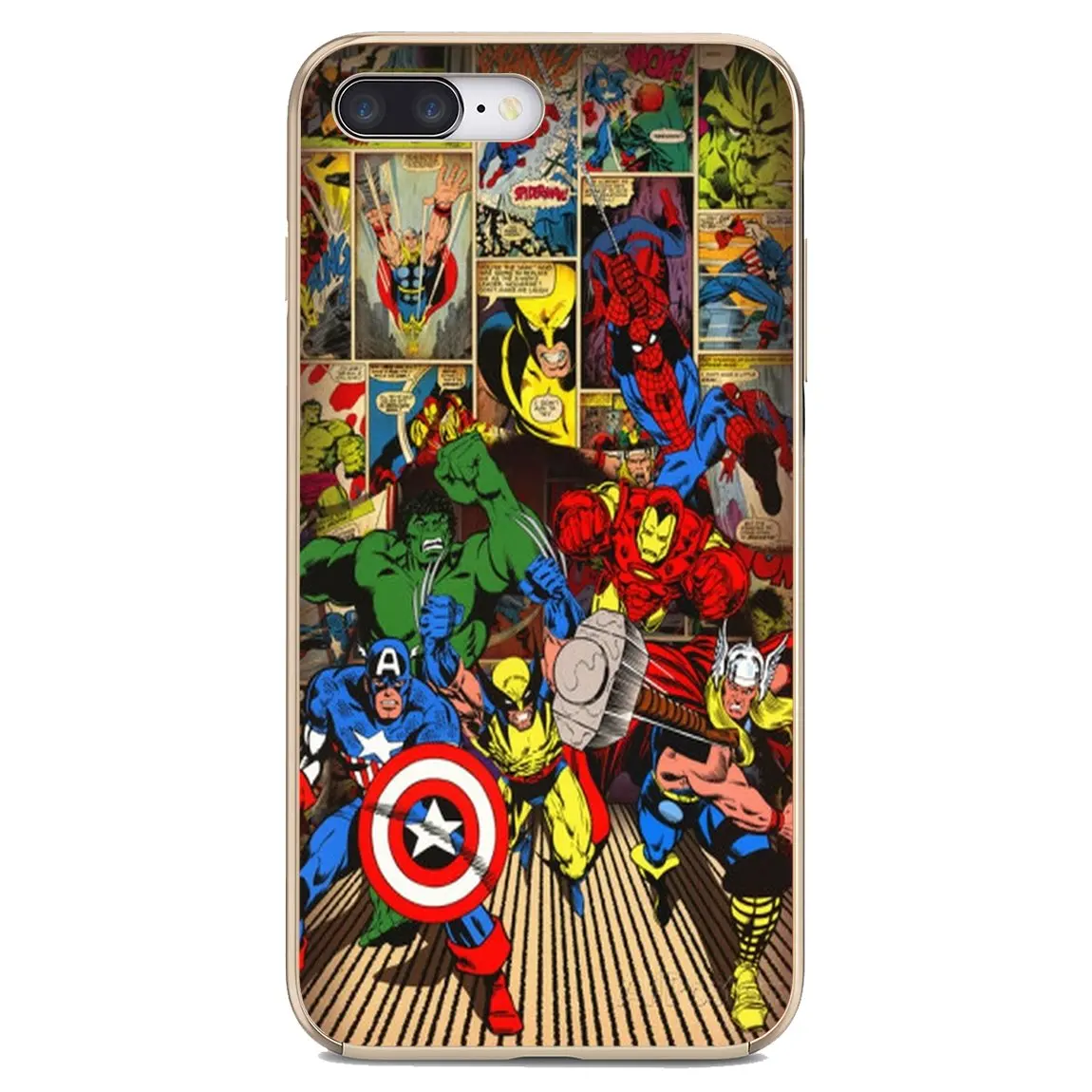 Чехол для телефона Marvel-супергерой-логотип Sony Xperia XA1 XA2 ULTRA 10 X L2 Oppo realme c3 6 6S 6i 7 7i Pro c11 -