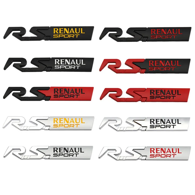 Автомобильная наклейка RS Спортивная с эмблемой для Renault Megane Scenic laguna Logan Koleos Sandero