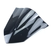 motorcycle black double bubble windscreen windshield screen abs shield fit for honda cbr650f 2014 2017