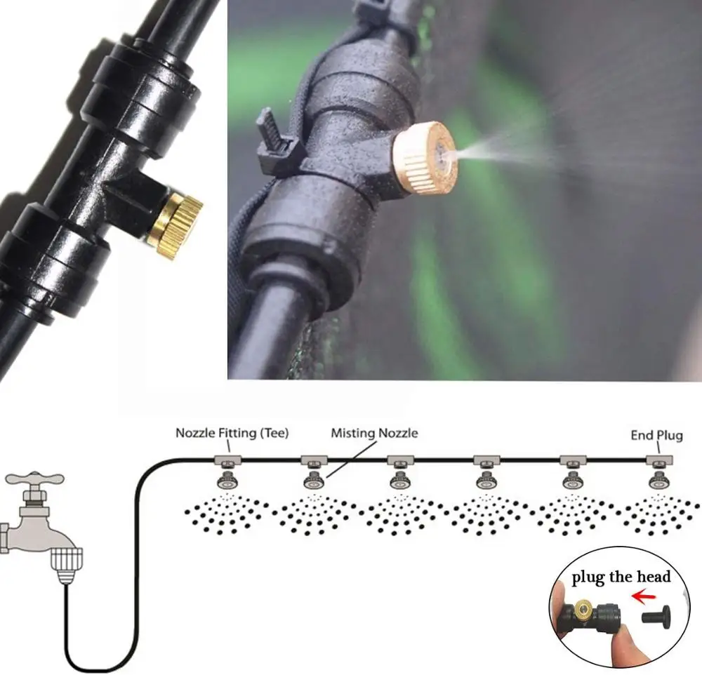 Горячая Распродажа! Уличная система охлаждения внутреннего дворика с