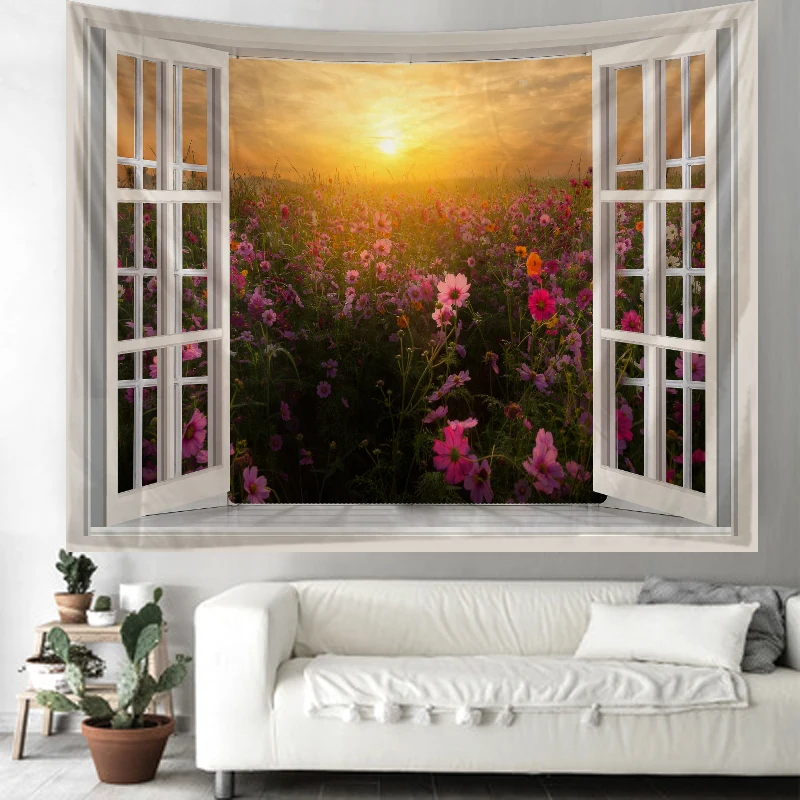 Психоделические сцены дома украшения искусства дурмана гобелен хиппи в стиле