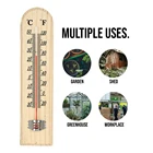 Деревянный настенный термометр, 200 мм