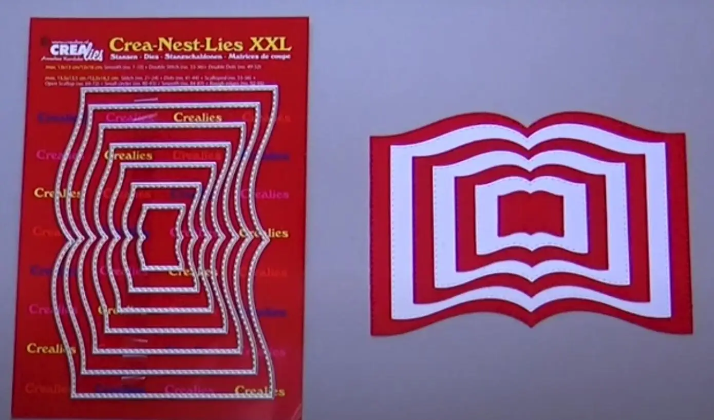 

Metal Cutting Dies bookframe for Scrapbooking Steel Craft Die Cut Embossing Paper Card Album Stencil