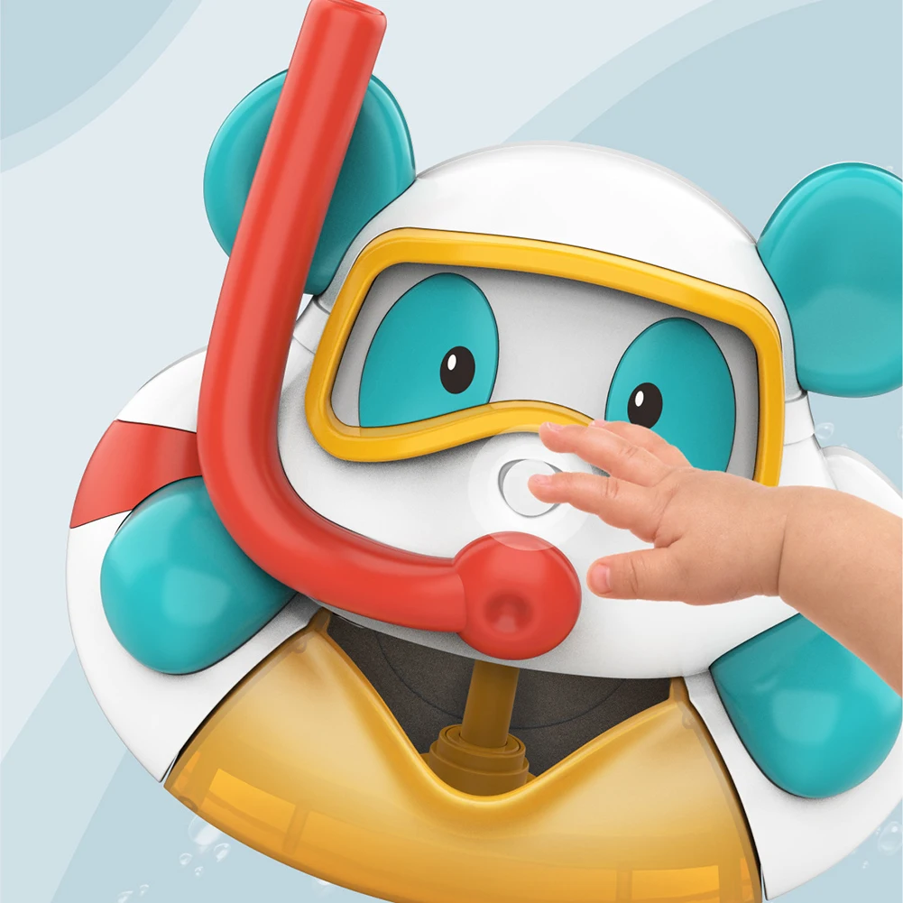 

Baby Bath Toys Cute Bear Bubble Machine Automatic Bubble Maker Music Bath Toys Children Bathing Water Toys