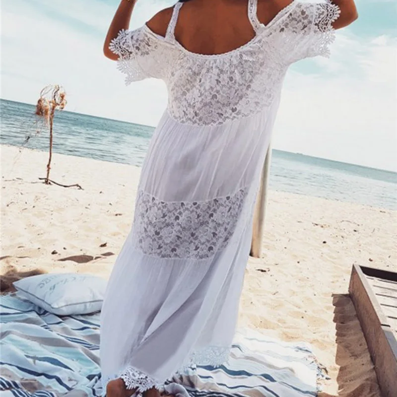 

2021 Сексуальная накидка на бикини, женский купальник, накидка без бретелек, женское пляжное платье, летний купальный костюм, пляжная одежда, ...