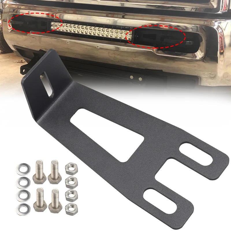 

Led Light Bar Bracket Mounting Hidden Bumper Led Straight Lights Mount Holder for Dodge Ram 2500 3500 2003-2014
