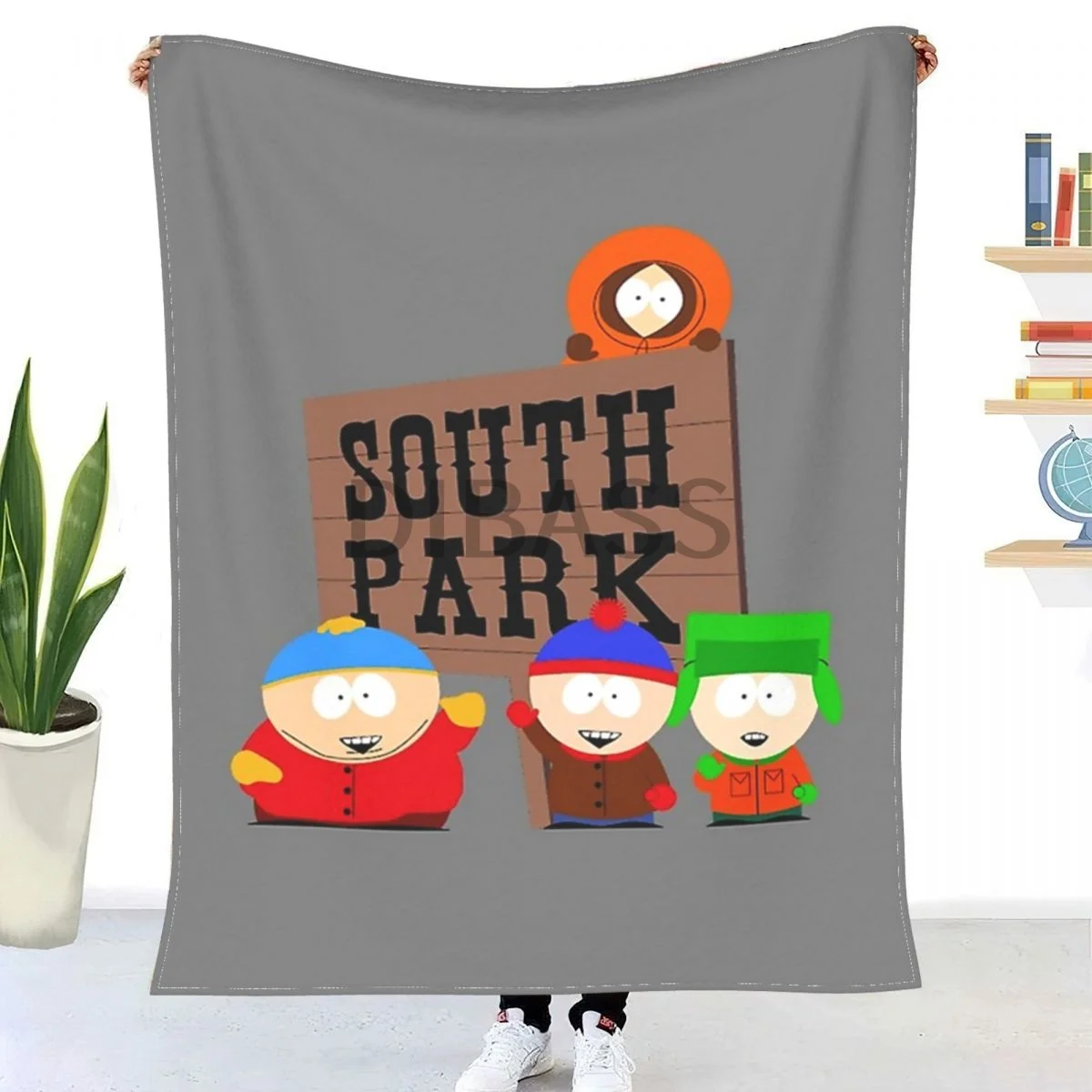 

Одеяло из фланели с 3D принтом