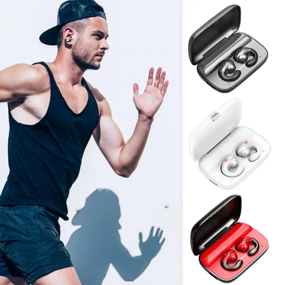 

5.0 Bluetooth Earphones Wireless Headset PK GT1 Hanging Bone Earphone Ear Wireless Conduction Call Earphone HD Binaural M5F0