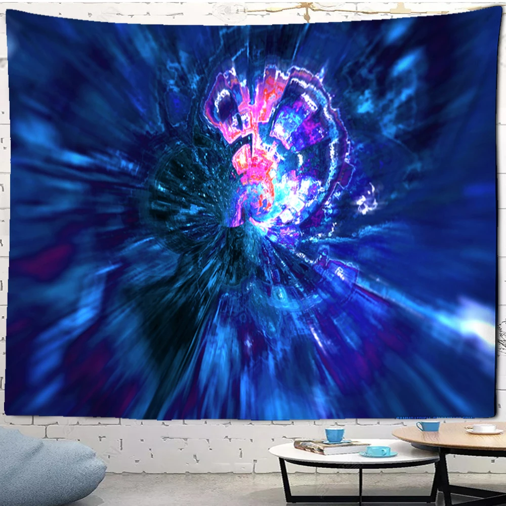 

psychedelic Tapestry Colorful Abstract oil painting fantastic Wall hanging Psychedelic Home Decoration