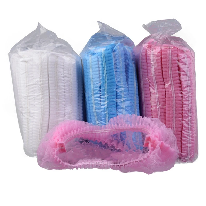 

WSFS Hot White 100Pcs Microblading Accessories Permanent Makeup Disposable Hair Accessories Hair Net Caps for Eyebrow Tattooing