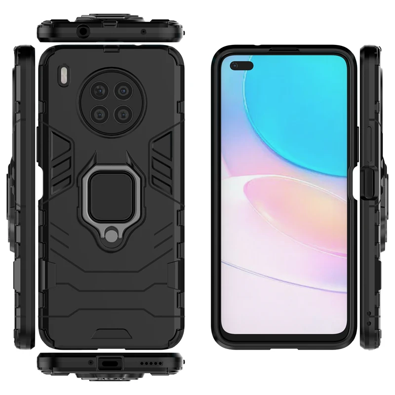 For Huawei Nova 8i Case Armor Magnetic Suction Stand Full Cover For Huawei Nova 8i 8 9 SE 8 9 Pro Case Cover For Huawei Nova 8i