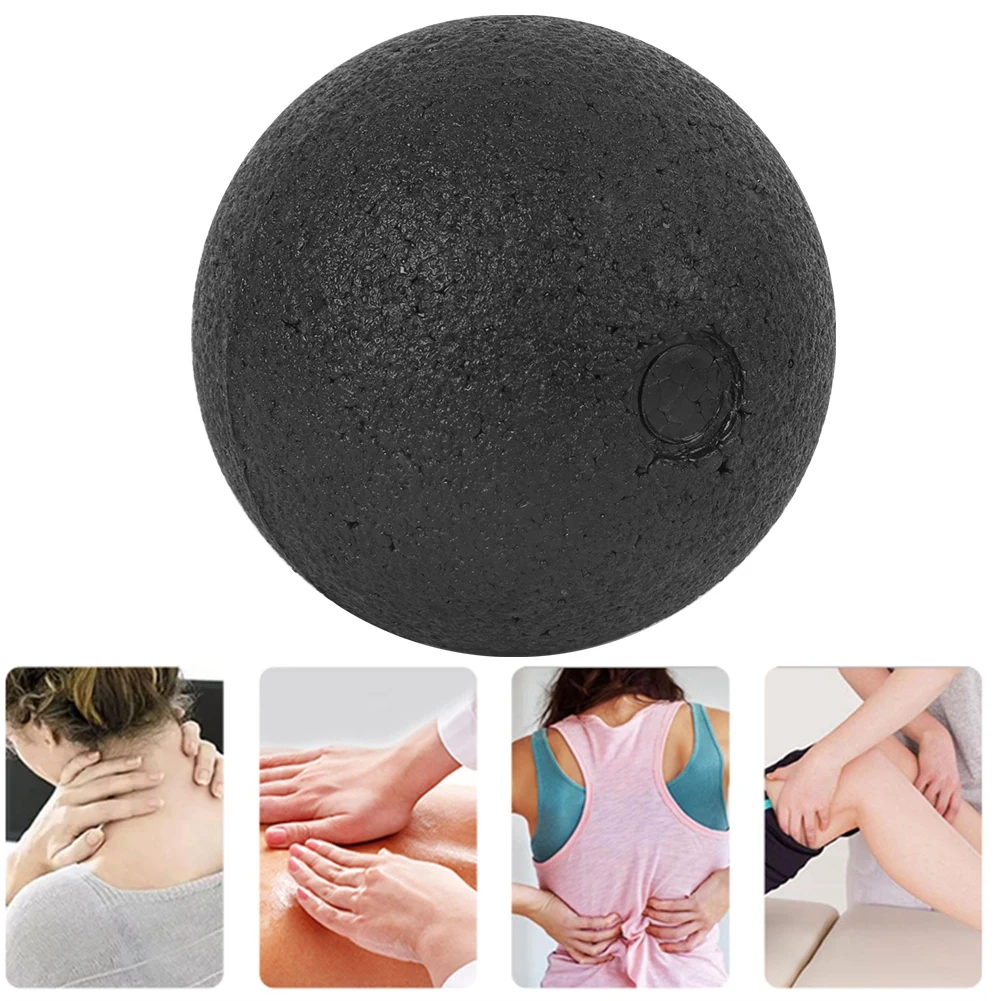 

8cm/3.1in Black EPP Massage Ball For Foot And Neck Massage Acupoint Massage Relieve Fatigue