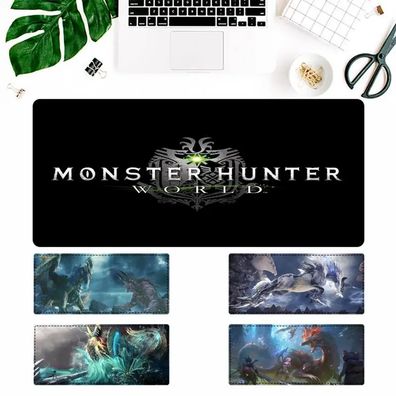 

Прочный игровой коврик для мыши Dragon Monster hunter, игровой коврик для клавиатуры, Настольный коврик для мыши, игровые аксессуары для Overwatch