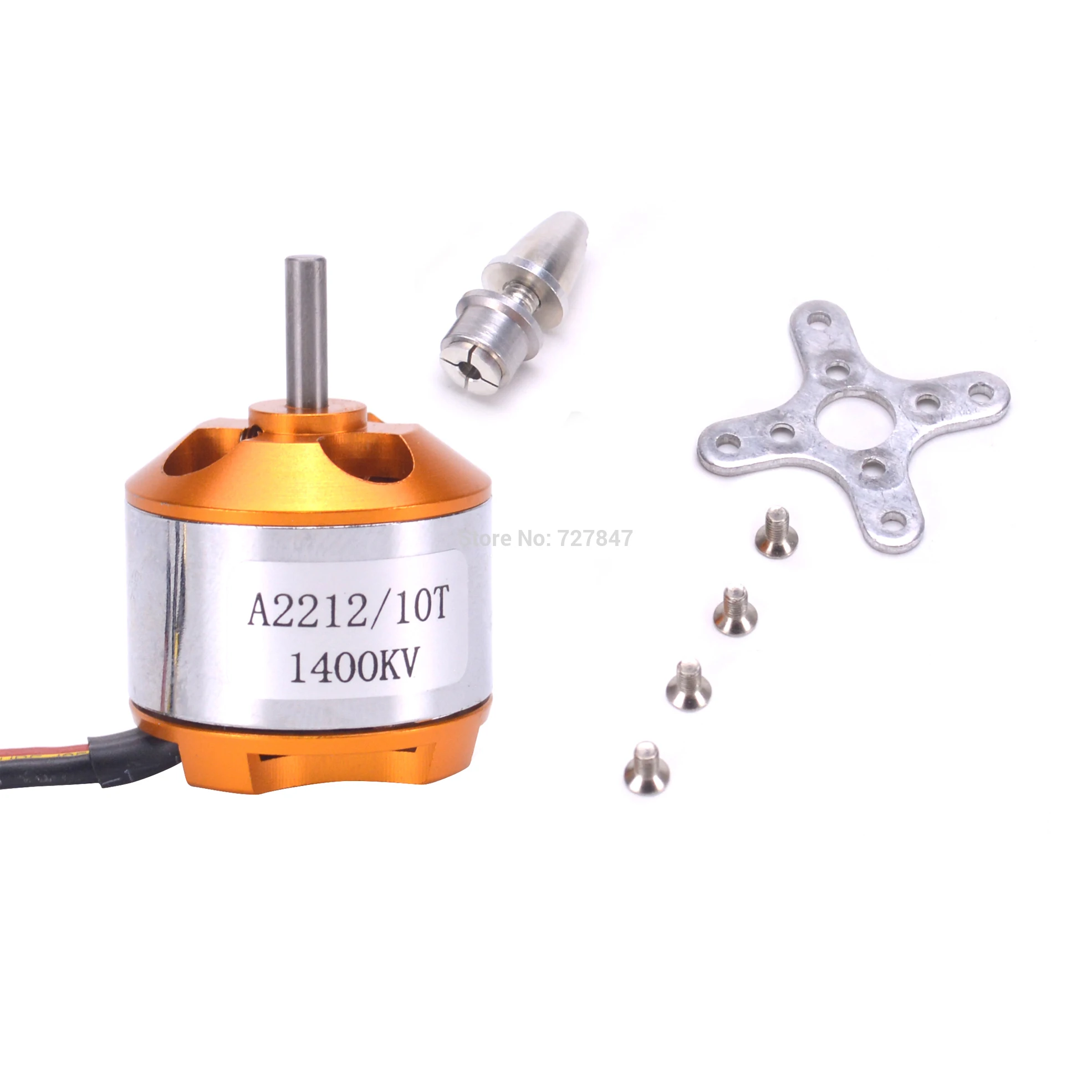 A2212 2212 1000KV/1400KV A2208 1100KV бесщеточный двигатель 30A ESC 1045 пропеллер Quad-Rotor для RC самолета мультикоптера - Цвет: A2212 1400KV Motor