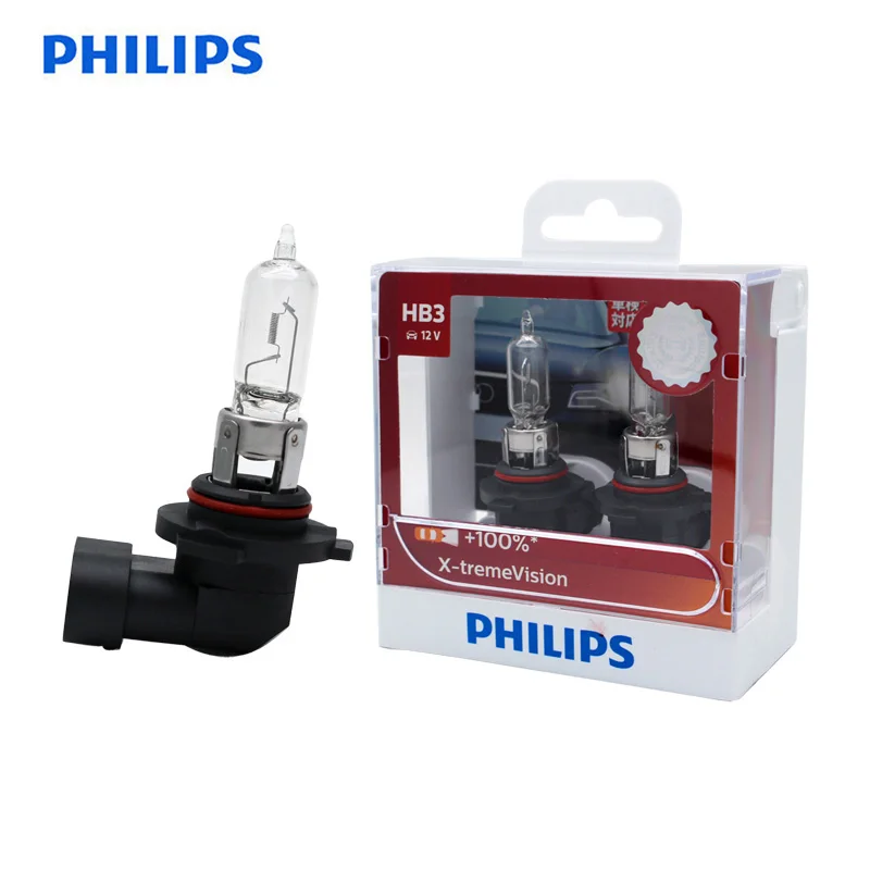 Philips 9006 HB4 12V 55W X treme Vision Автомобильные фары яркие Галогенные Противотуманные лампы