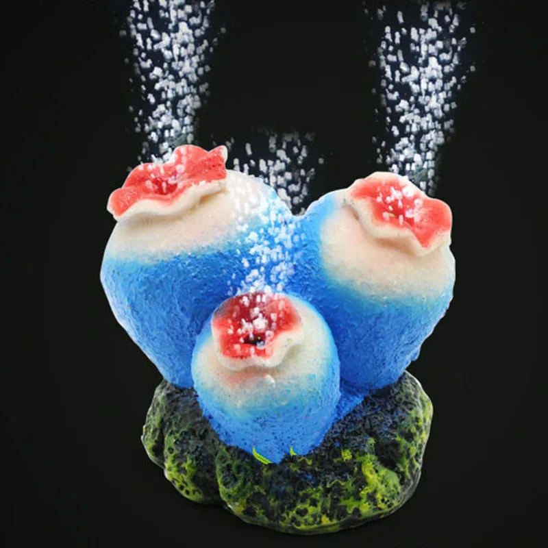 Украшение для аквариума Искусственный коралловый воздушный пузырь камень