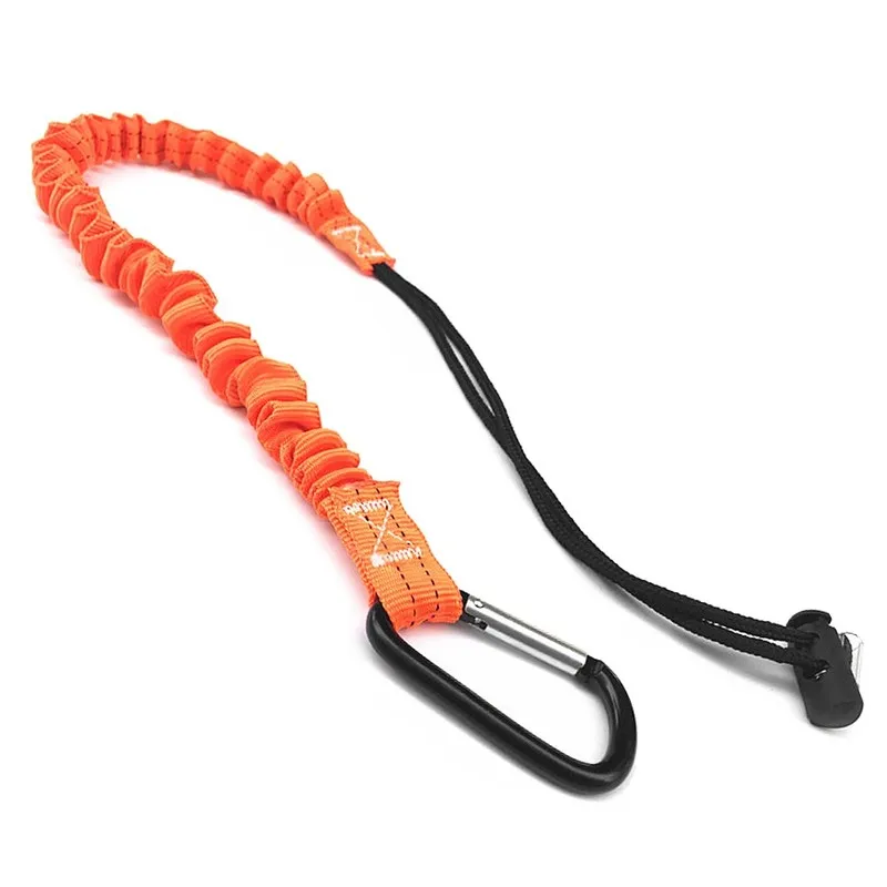 

Выдвижной Телескопический Эластичный шнурок для скалолазания с карабином, подшипник 90 кг