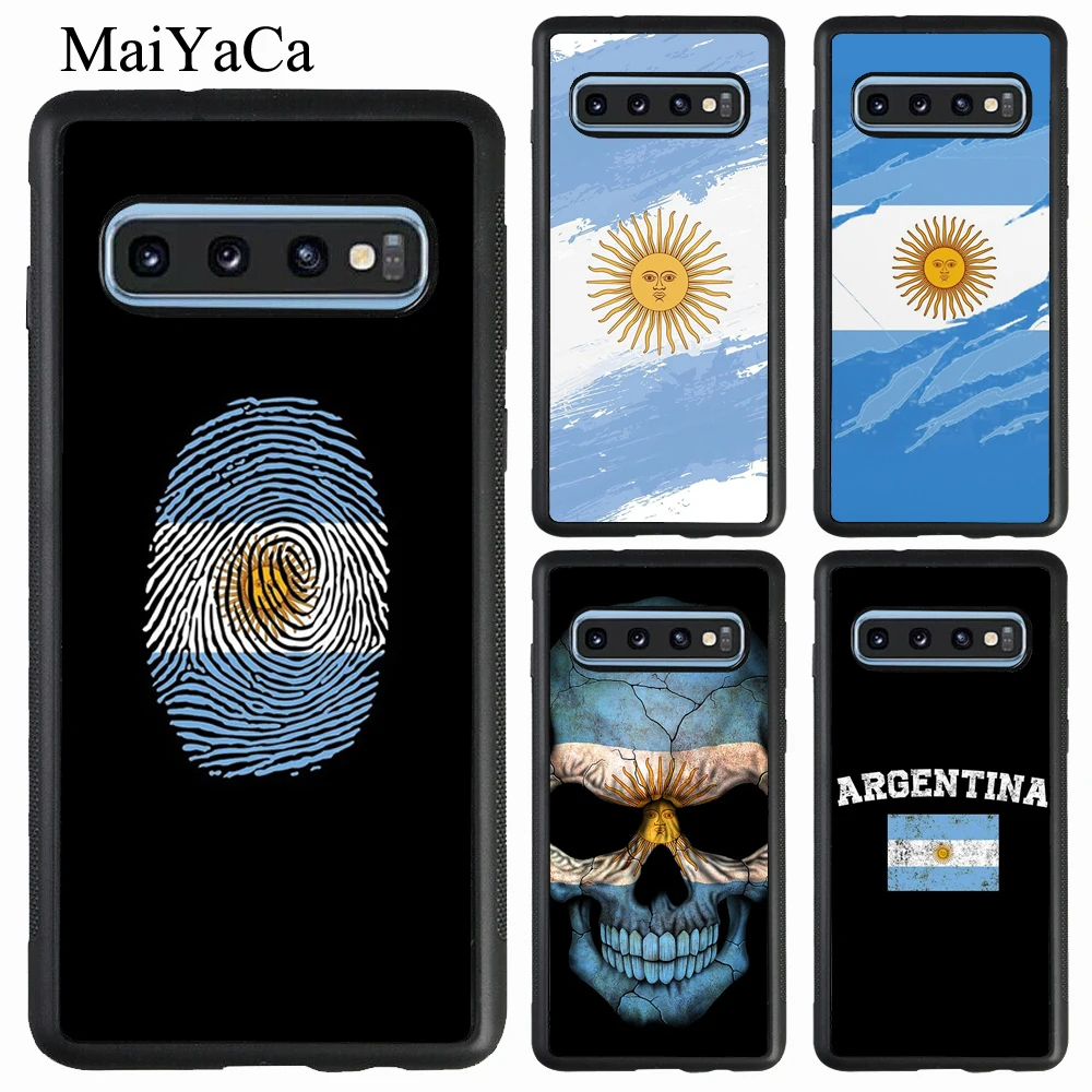 Чехол с флагом Аргентины для Samsung Galaxy A21S A20e A31 A51 A71 A40 A50 A70 M31 Note 20 Ultra S20 S9 S10