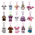 10 см Ty Beanie Большая искусственная подвеска лиса Ленивец обезьяна черепаха Единорог Мягкий Плюшевый Рюкзак Декор кукла подарок на день рождения для детей