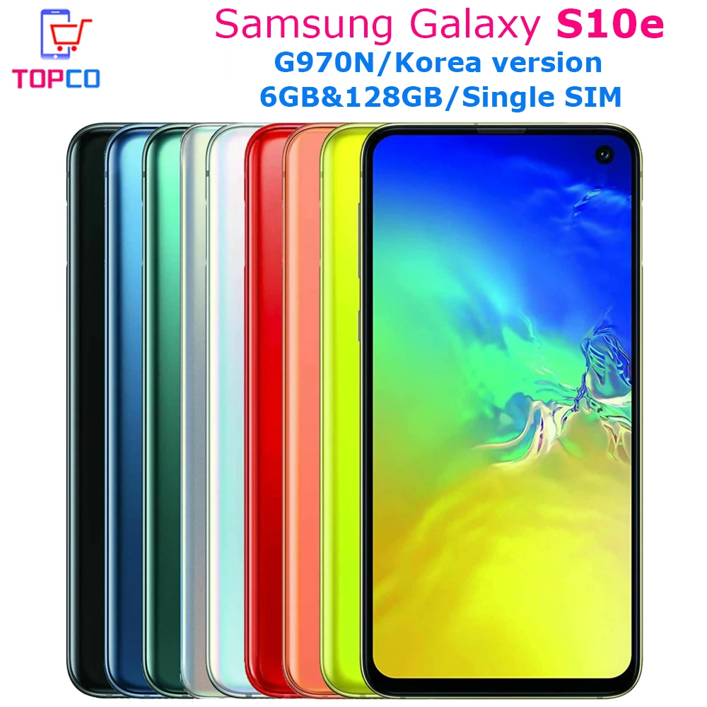 Оригинальная Корейская версия Samsung Galaxy S10e G970N 128 ГБ LTE Android мобильный телефон Exynos 9820