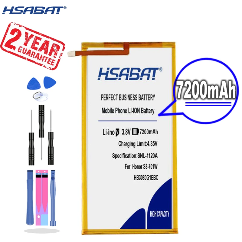 Новое поступление 7200mAh HB3080G1EBC HB3080G1EBW Аккумулятор для Huawei MediaPad T1 10 Pro | Мобильные