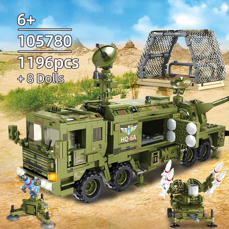 Блоки SEMBO модель военного танка Panzer строительные блоки техническая машина WW2