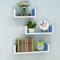 3Pcs/Set Decorative Shelves Ornament book Wall Shelf Display Rack Fashion Collecting Holder Wall Hanging Home Decor mx3131150