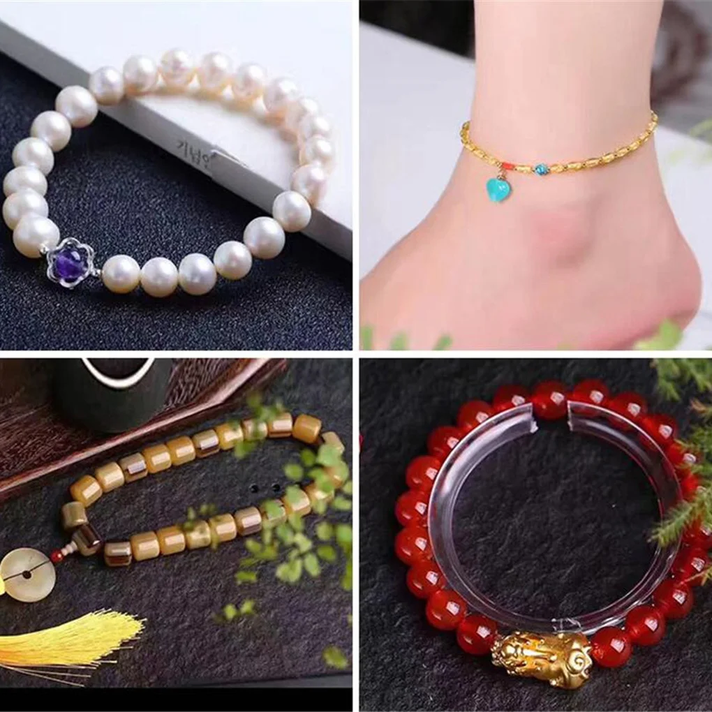 60m/Roll Strong Elastic Crystal Beading Cord 1mm for Bracelets Stretch Thread String Necklace DIY Jewelry Making Cords Line | Дом и сад