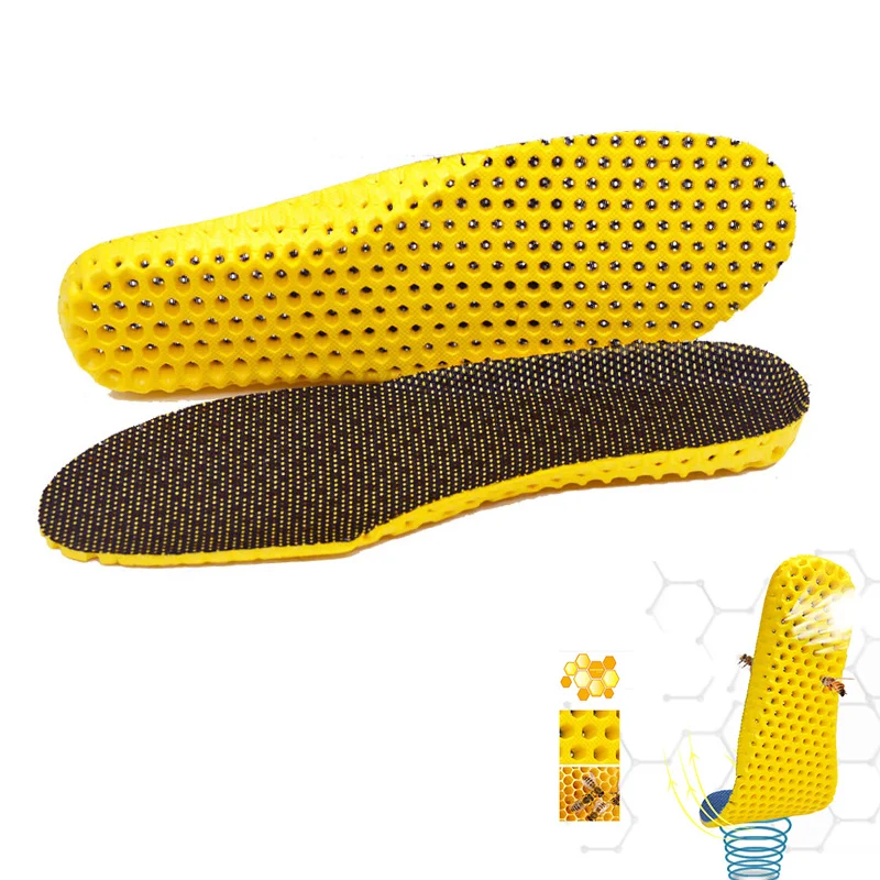 Ортопедические стельки для мужчин и женщин эластичные дышащие дезодорирующие