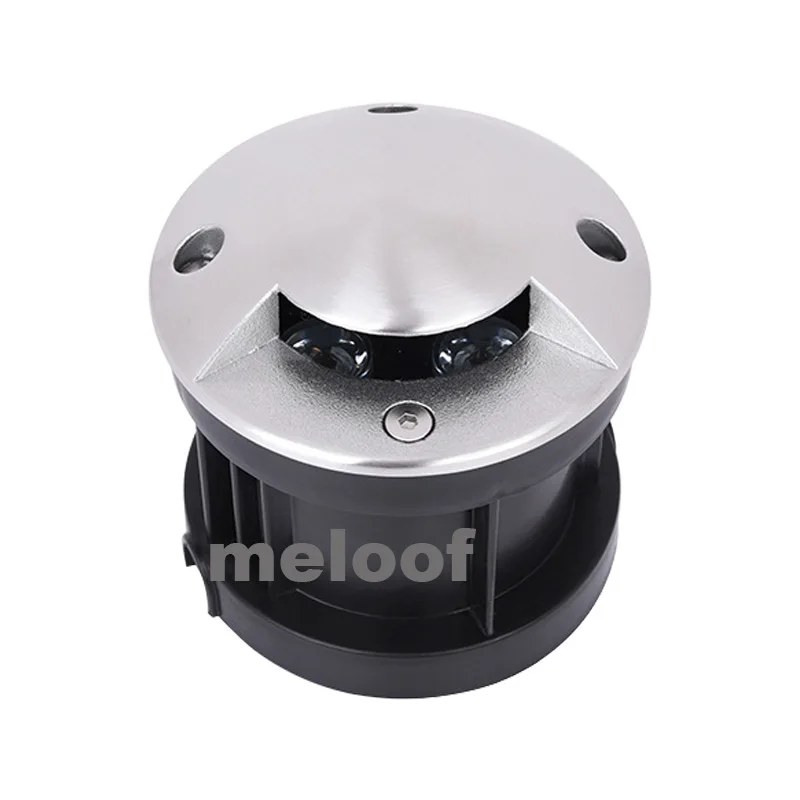 IP68 6 Вт светодиодный подземный светильник RGB наземный садовый для дорожек