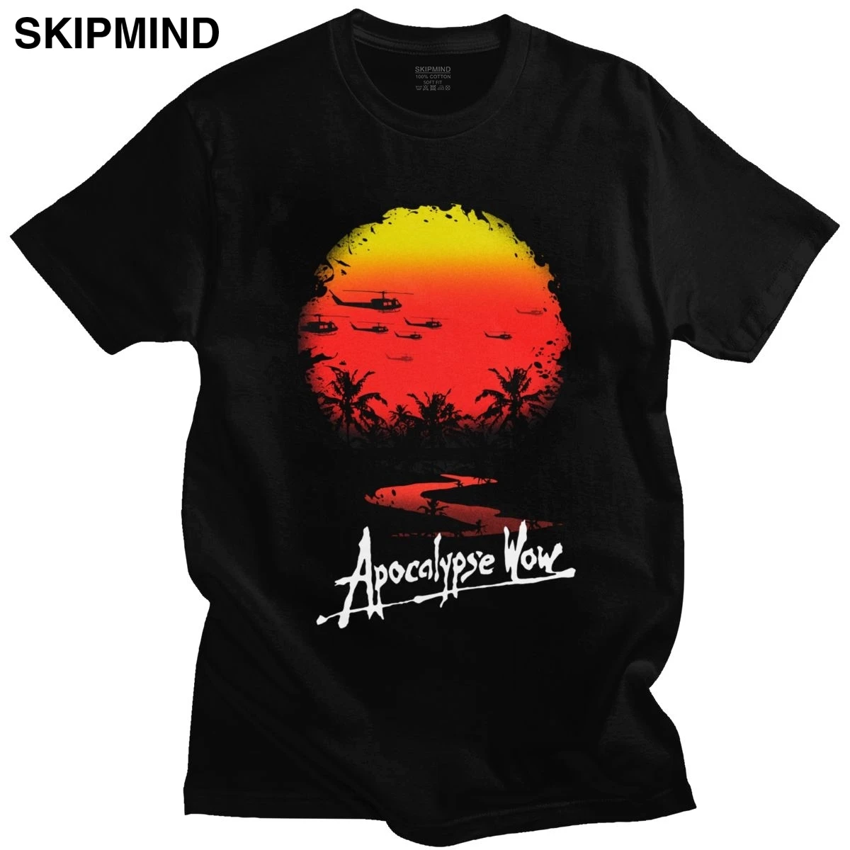 Великолепные мужские футболки Апокалипсис сейчас футболка с короткими рукавами