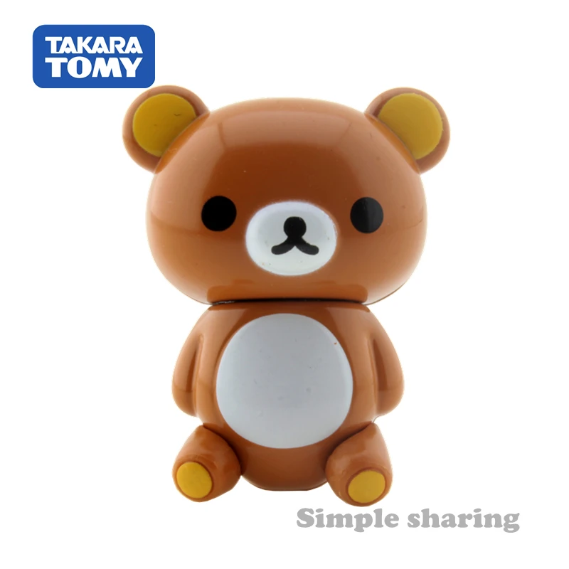 Takara Tomy Tomica Korilakkuma сплава модель комплект Rilakkuma аниме Рисунок Детские литые