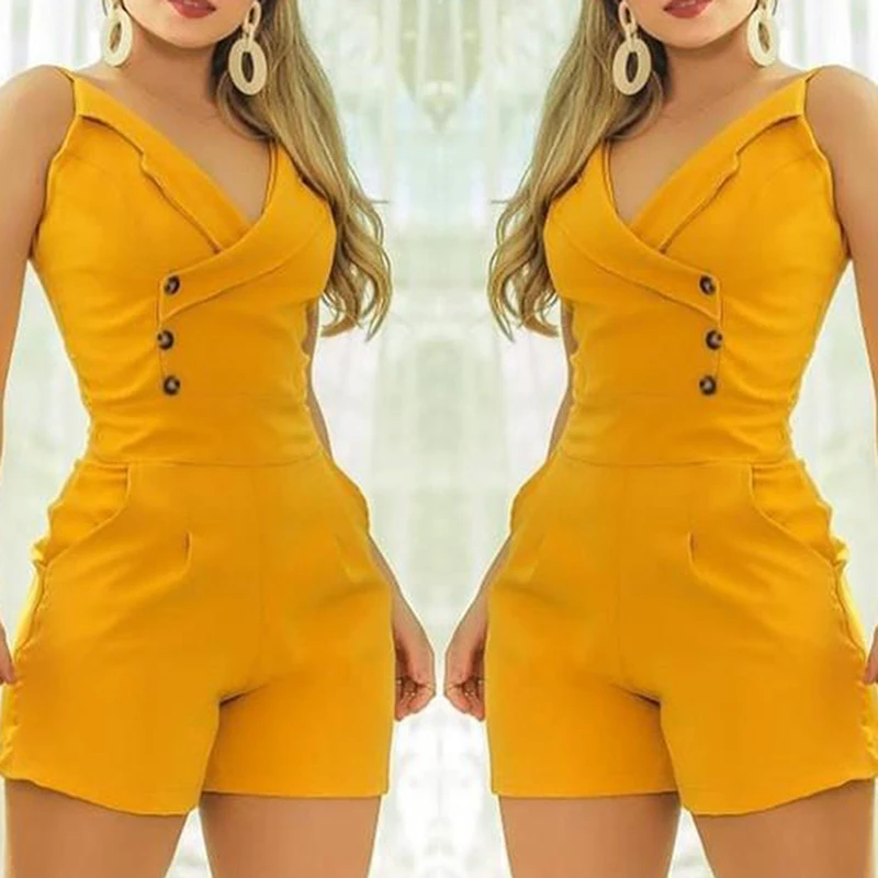 New 2020 Fashion Women's Jumpsuit Sexy Women Boho Playsuit Women Jumpsuit Rompers Summer Beach Casual Women Clothes S-XL