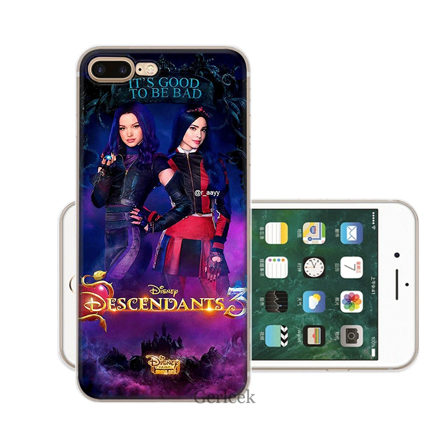 Чехол для мобильного телефона из ТПУ для iPhone 11 Pro XR X XS Max iPhone 7 8 6 6S Plus 5 5S SE чехол потомки 3