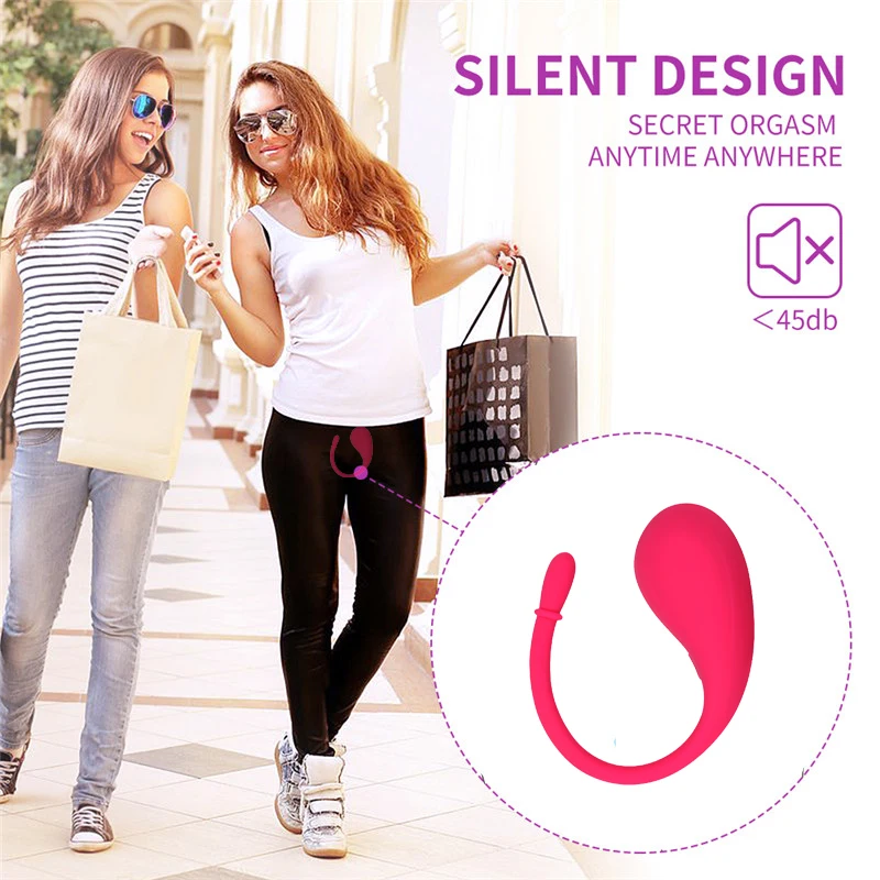 Новинка Bluetooth Вибраторы с управлением через приложение для женщин носимые