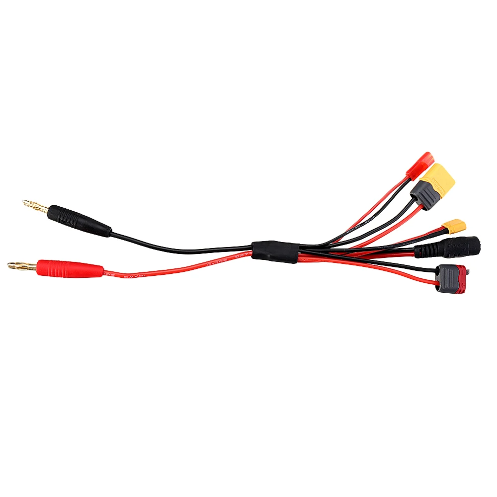 20 см 20AWG 4 0 мм банановый штекер к XT60 XT30 DC5.5 T зарядного устройства адаптер кабель