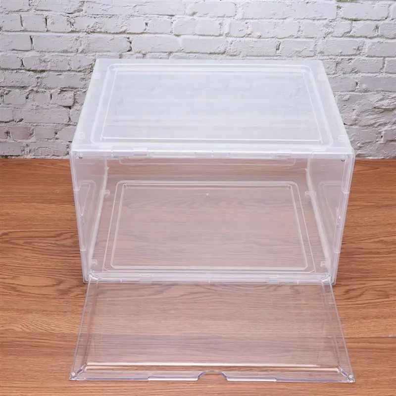 1 ед. Открыть Магнитный Тип Обувная коробка стоит утолщенной пылезащитный