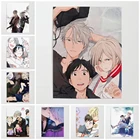 Рисунок на холсте японской анимации, настенный художественный постер Yuri on Ice Boys, Современный домашний декор, модульные настенные картины без рамки