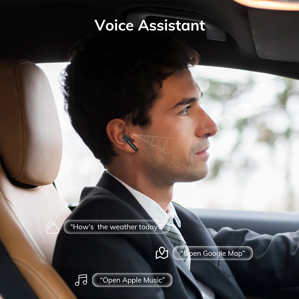 TOPK T20 TWS Bluetooth 5 0 наушники беспроводные с отпечатком пальца сенсорная спортивная