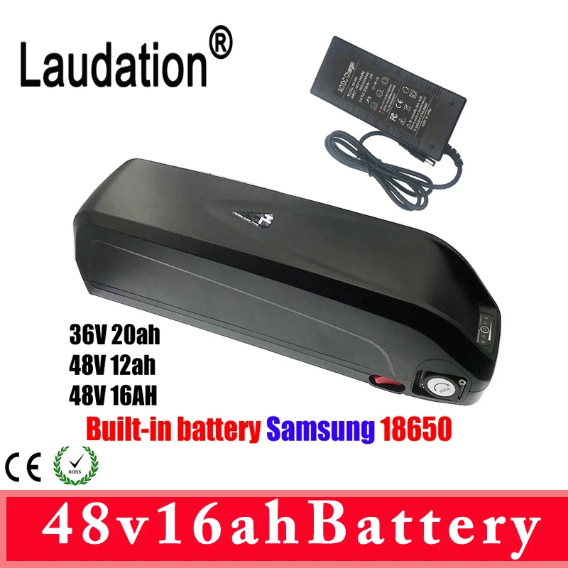Высокое качество Электрический велосипед аккумулятор 48V 16Ah встроенный Samsung INR 18650
