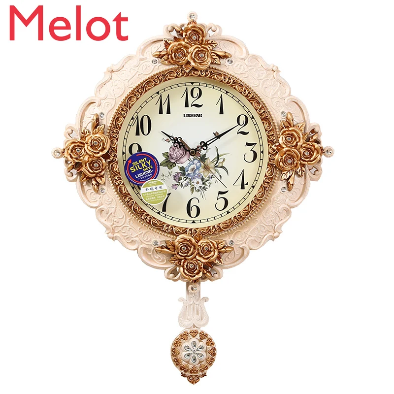 

Clock Decoration Wall Clock Living Room Fashion Wall Clock Home Wall Clocks Wall Clock Atmospheric Bedroom Clock