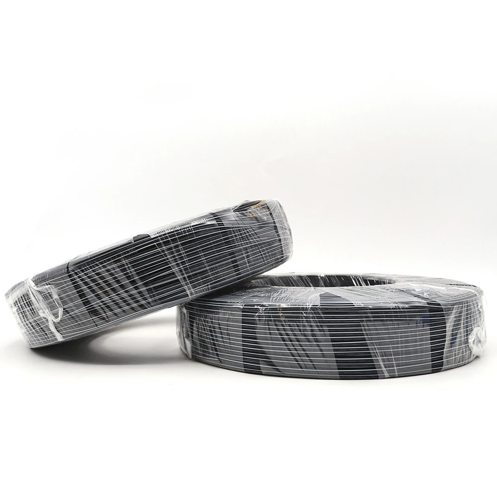 18AWG 2Pin Электрический провод белый черный кабель Луженая медная проволока пвх